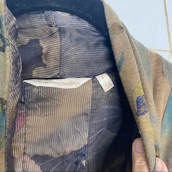 Soft Surroundings Tea Gardens Cardigan Small - Picture 3 of 9